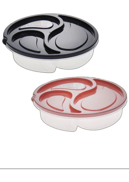 Üç Bölmeli Büyük Saklama Kabı ROYALEKS-MP-7050