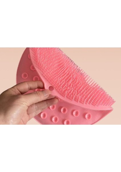 Yuvarlak Vantuzlu Banyo Sırt Kese Matı 26 cm fırsatları