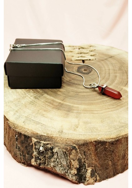 Akik Doğal Taşı Zincirli El Yapımı Tasarımlı Kolye Uç: 3,5 cm Zincir: 20 cm Kutulu modelleri