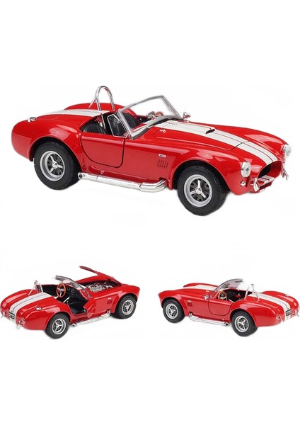 1:24 1965 Shelby Cobra 427 Klasik Araba Statik Döküm Araçları Koleksiyon Model Araba Oyuncaklar Hediyeler | Diecasts & Amp;oyuncak Araçlar (Kırmızı) (Yurt Dışından) modelleri