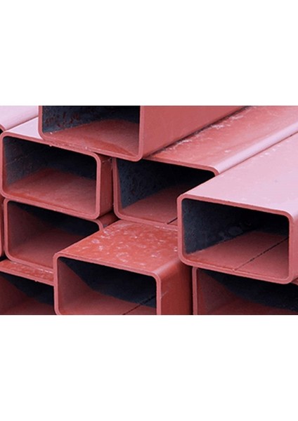 Boyalı 40X40X2,5 mm Kutu Profil Boru 1 Metre Kırmızı Renk fırsatları