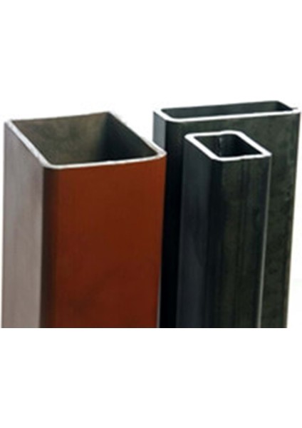 Boyalı 40X40X2,5 mm Kutu Profil Boru 1 Metre Kırmızı Renk