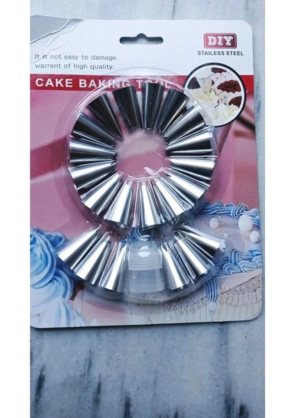 22 Parça Metal Kek Kalıbı Seti ROYALEKS-RA-560