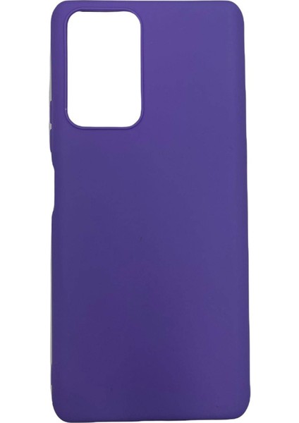 Xiaomi Redmi Note 10 Pro İnce Mat Silikon Kılıf Mor
