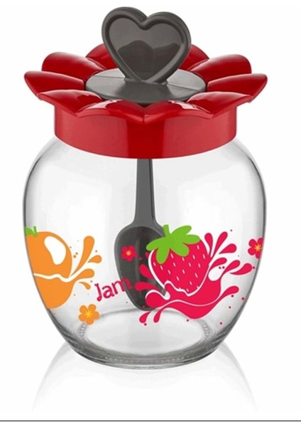 Frutta Kaşıklı Kavanoz 370 cc ROYALEKS-C-00181