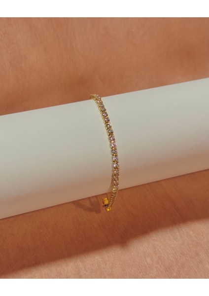 Ince Su Yolu Bileklik Gold/altın Renk Çelik Kaplama modelleri