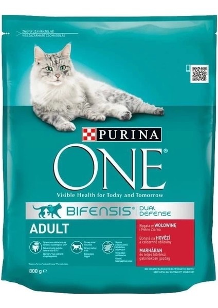 Purina One Sığır Etli Yetişkin Kedi Maması 800 gr
