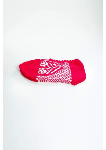 2 Çift El Örgüsü Kışlık Şık Kadın Yün Patik Set 12 modelleri