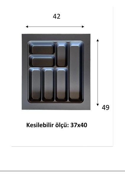42X49 Eco Lüks Modüler Kaşıklık ROYALEKS-20352