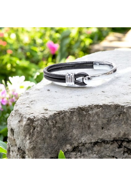 Chrome Tokalı Ve Deri Bileklik 31831B2D27