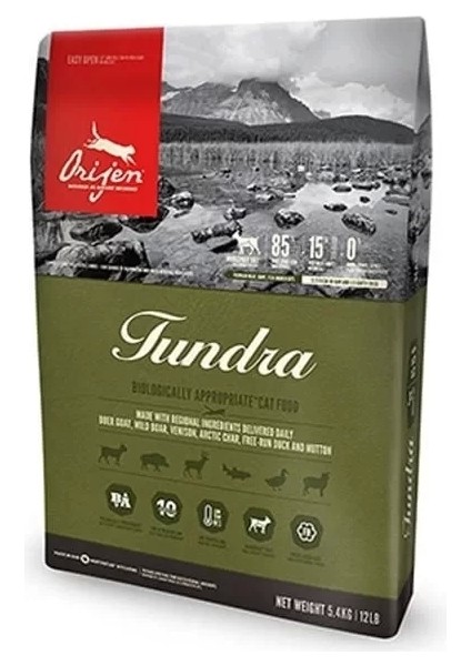 Orijen Tundra Tahılsız Yetişkin Kedi Maması 1.8 kg