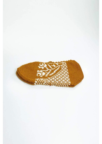 2 Çift El Örgüsü Kışlık Şık Kadın Yün Patik Set 7 modelleri