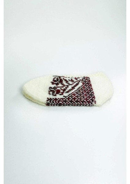 2 Çift El Örgüsü Kışlık Şık Kadın Yün Patik Set 1 modelleri