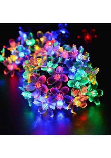 8 Modlu Solar LED Çiçekli Rgb Bahçe Aydınlatması, Güneş Enerjili Dekorasyon