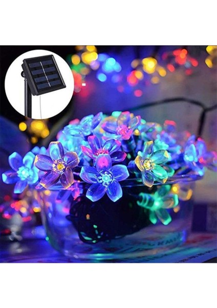 8 Modlu Solar LED Çiçekli Rgb Bahçe Aydınlatması, Güneş Enerjili Dekorasyon