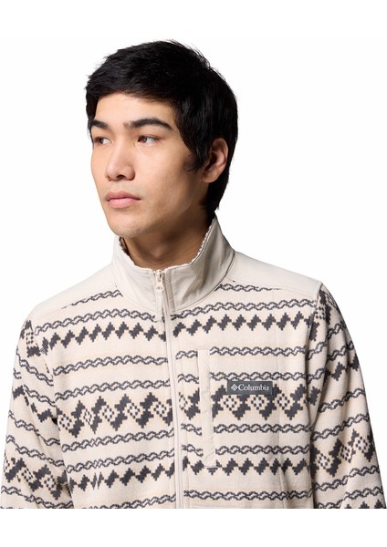 Sweater Weather Printed Yarım Fermuarlı Iı Erkek Polar Üst indirimleri