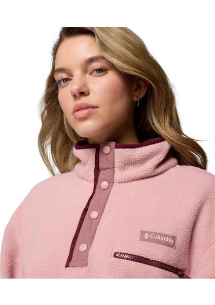 Helvetia Iı Cropped Half Snap Kadın Polar Üst fırsatları