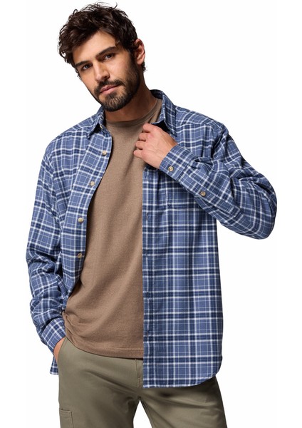 Cornell Woods Flannel Erkek Uzun Kollu Gömlek fırsatları