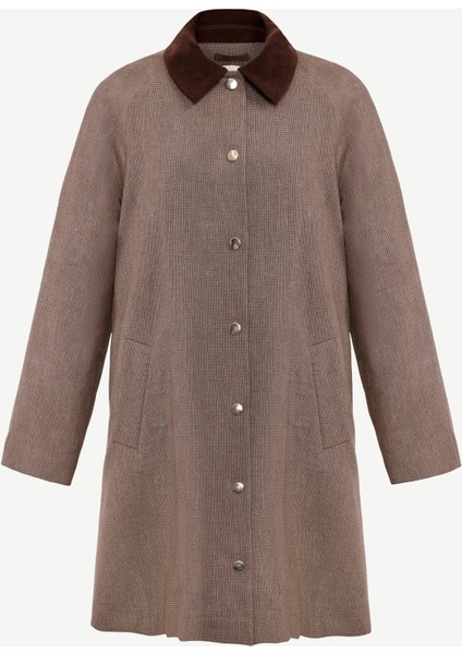 Regular Gömlek Yaka Uzun Kol Palto