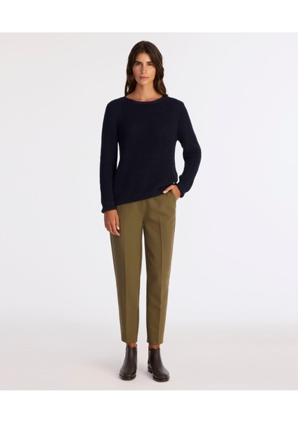 Regular Bisiklet Yaka Uzun Kol Kazak