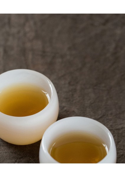 Beyaz Porselen Yeşim Çay Bardağı Büyük Çay Kupası Kalınlaşmış Cam Yeşim Tek Master Kupası Çay Kupası Kungfu Çay Seti Tek Kupası | Eski Moda Cam (Yeşil) (Yurt Dışından) fırsatları