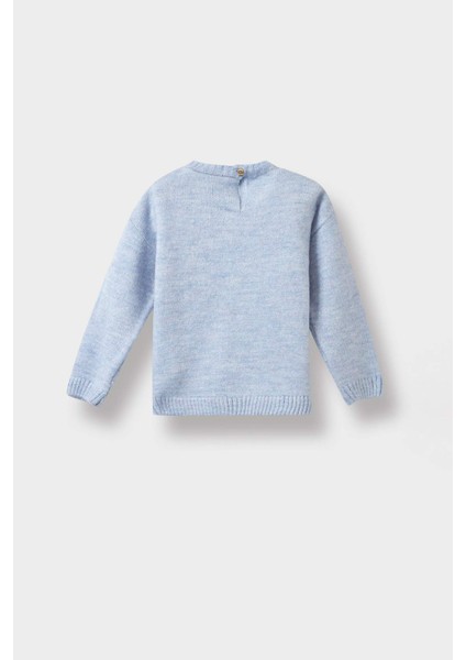 Kız Bebek Bisiklet Yaka Triko Kazak F2589A525WN modelleri