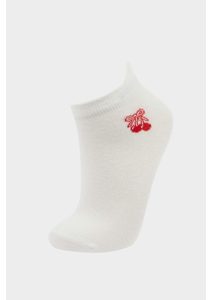 Kız Çocuk 3'lü Pamuklu Patik Çorap F9500A8NS modelleri