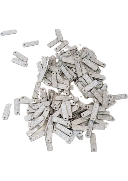 Mat Beyaz 15 x 5 mm Dantel Oya Yazma Halhal Abiye Lazer Kesim Pul 1000 Adet / 40 Gram modelleri