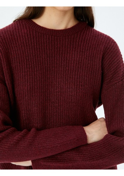 Uzun Kollu Bisiklet Yaka Basic Triko Kazak indirimleri