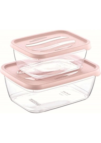 2'li Saklama Kabı Diktörtgen ROYALEKS-ÇNK2163 fiyatları