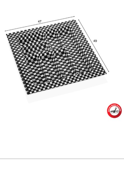 Eco Modül Kaşıklık Damalı 47X49 ROYALEKS-ACERO-20123