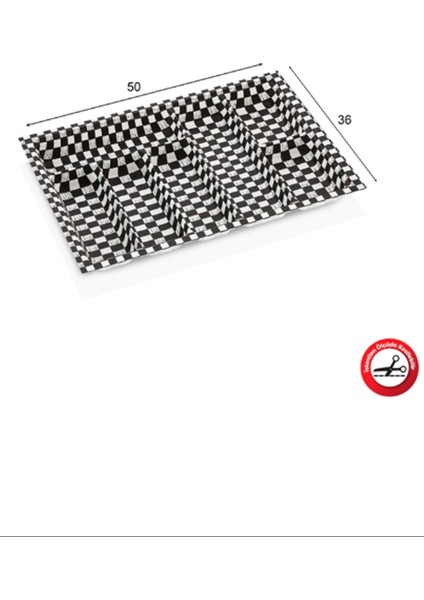 Eco Modül Kaşıklık 7 Gözlü Damalı 50X36 ROYALEKS-ACERO-20134