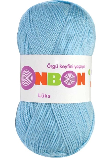 1 Adet Lüks Patik Ipi Yünü Mavi 98231