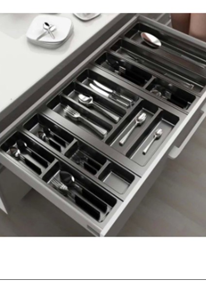 Eco Lüx Modül Kaşıklık Antrasit 55X49 cm ROYALEKS-ACERO-20354