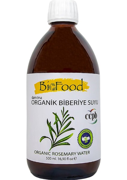 Damıtma Organik Biberiye Suyu 500 ml