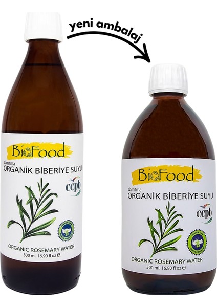 Damıtma Organik Biberiye Suyu 500 ml fiyatları