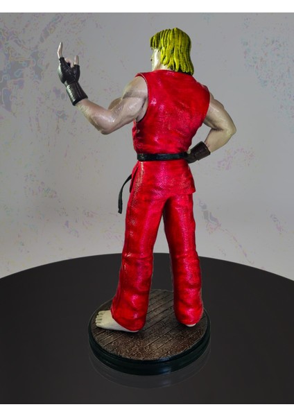 Ken Masters Jada Street Fighter Iı Ken Figürü-Alevli Dövüş Ustası Premium Collectibles Figure indirimleri