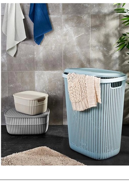 Knitty Örgü Çamaşır Sepeti 57 Lt ROYALEKS-G654 fiyatları