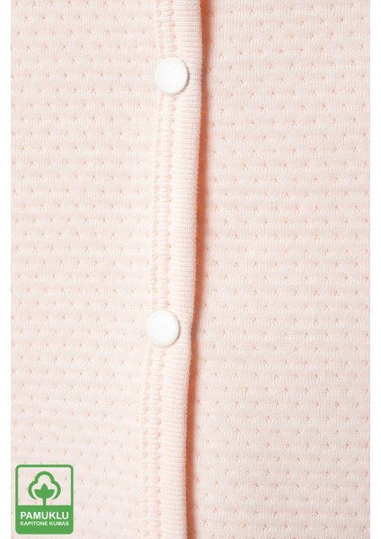 Unisex Bebek Little Bear Baskılı Pamuklu 6-9-12-18 Ay Kapitone Bebek Hırka modelleri
