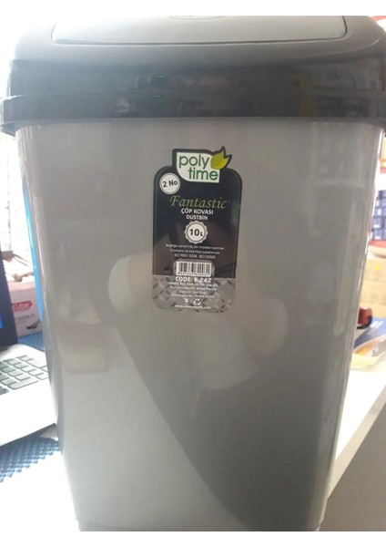 Poly Time Fantastik Çöp Kovası /10 Litre ROYALEKS-E242