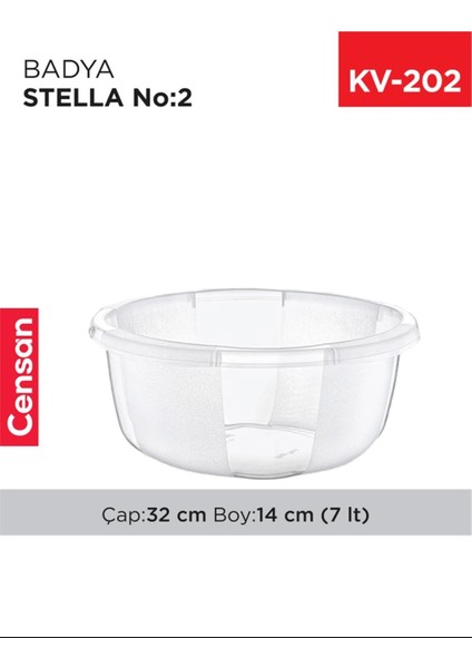 Yuvarlak Şeffaf Badya 1 Adet 2 No ROYALEKS-E174