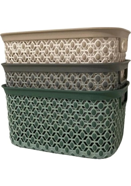 Renkli Düzenleyici Sepet 3 Litre 1 Adet ROYALEKS-G471