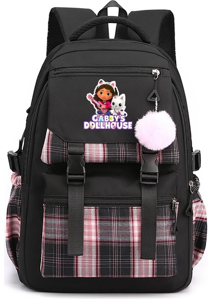 Gabby çevresel baskılı büyük kapasiteli öğrenci sırt çantası (Yurt Dışından)