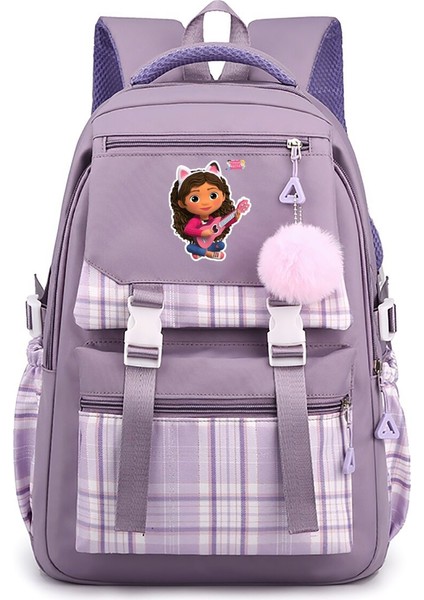 Gabby çevresel baskılı büyük kapasiteli öğrenci sırt çantası (Yurt Dışından)