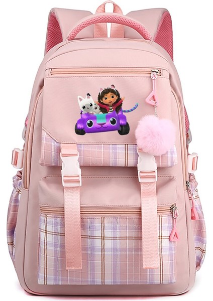 Gabby çevresel baskılı büyük kapasiteli öğrenci sırt çantası (Yurt Dışından)