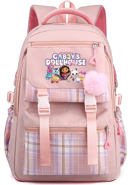 Gabby çevresel baskılı büyük kapasiteli öğrenci sırt çantası (Yurt Dışından)