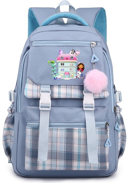 Gabby çevresel baskılı büyük kapasiteli öğrenci sırt çantası (Yurt Dışından)