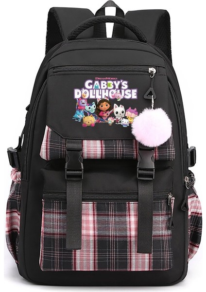 Gabby çevresel baskılı büyük kapasiteli öğrenci sırt çantası (Yurt Dışından)