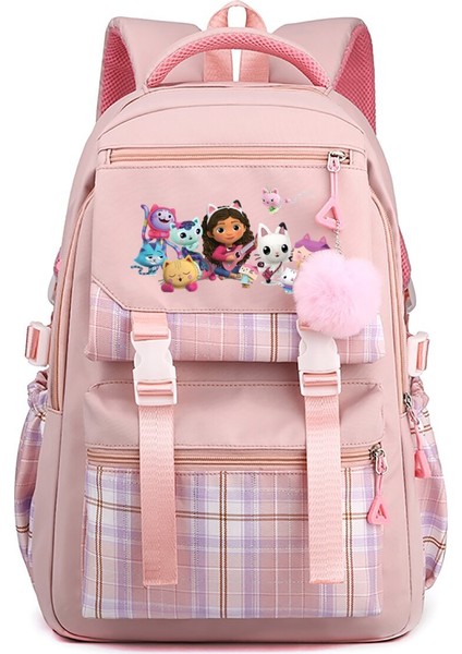 Gabby çevresel baskılı büyük kapasiteli öğrenci sırt çantası (Yurt Dışından)