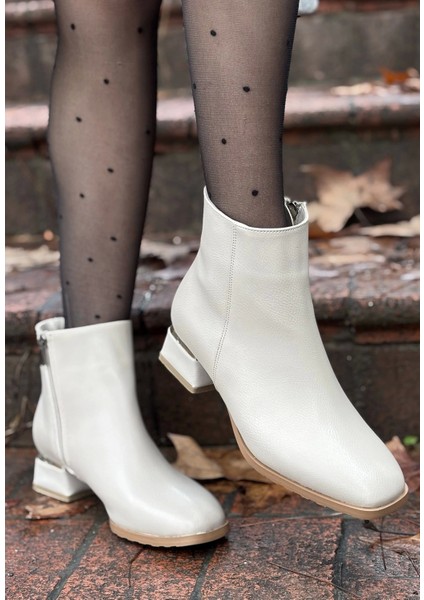 Tonti Bej Cilt Topuklu Bot fiyatları